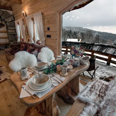 Chalet Groń-kameralny Z Jacuzzi W Górach-osada Jaworzyny *