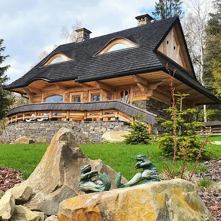 Gron-Kameralny Domek Z Jacuzzi W Gorach-Osada Jaworzyny Chalet